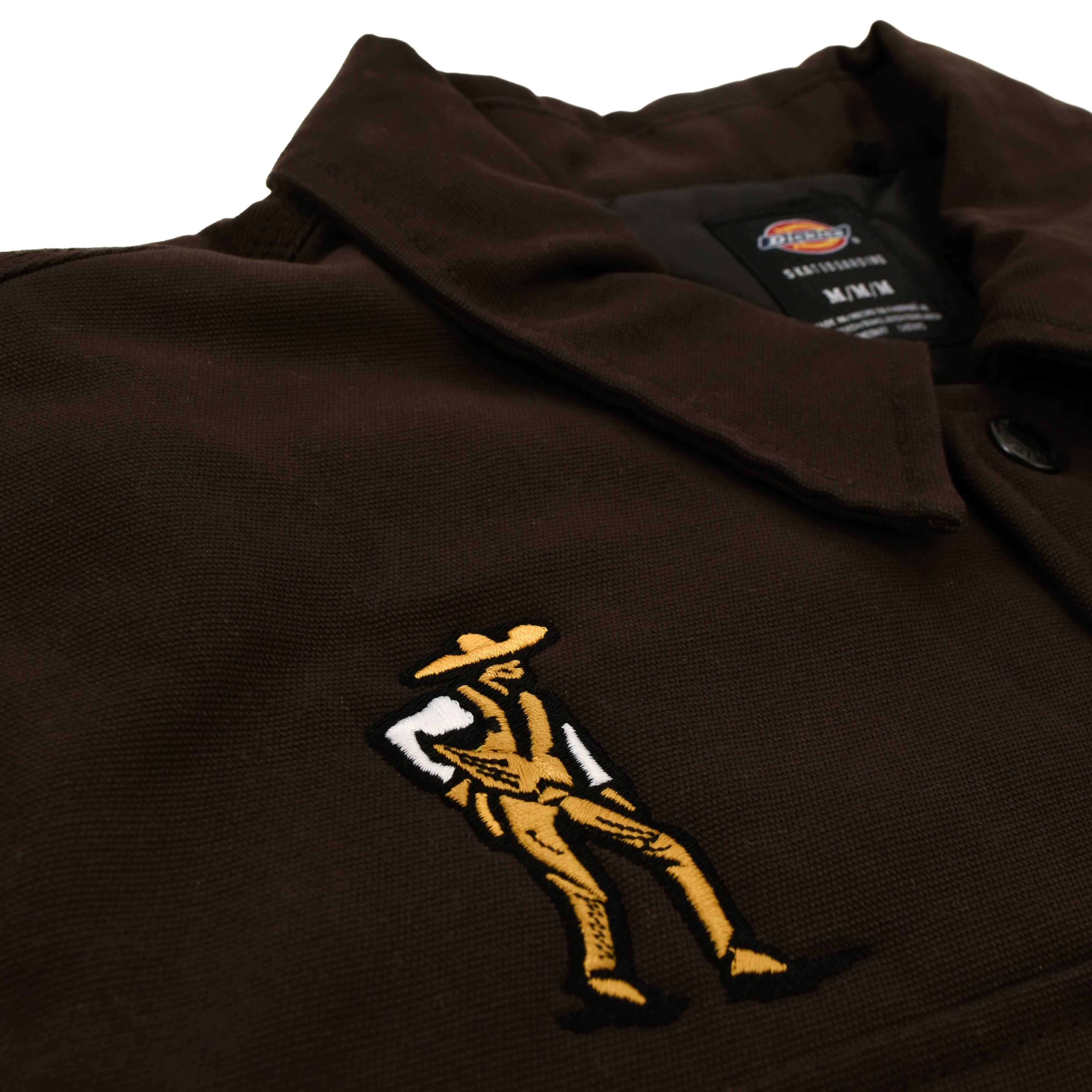 303 Boards - 303 X Paky Wild Frontier X Dickies Skateboarding Heavyweight Duck Shirt (Dark Brown)