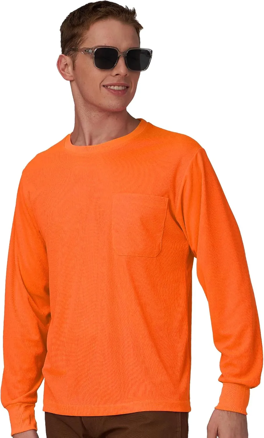 A-SAFETY High Visibility Safety Customize Logo Long Sleev T-Shirt (XS-6XL)