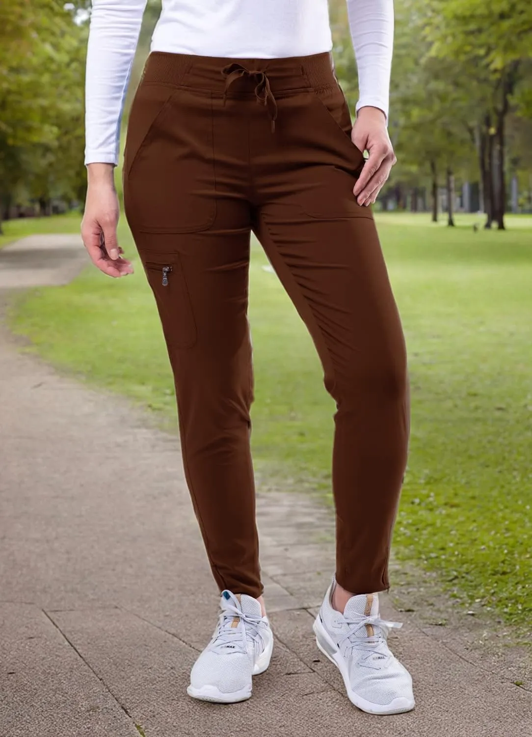 Adar Pro Scrubs for Women - Ultimate Yoga Jogger Scrub Pants