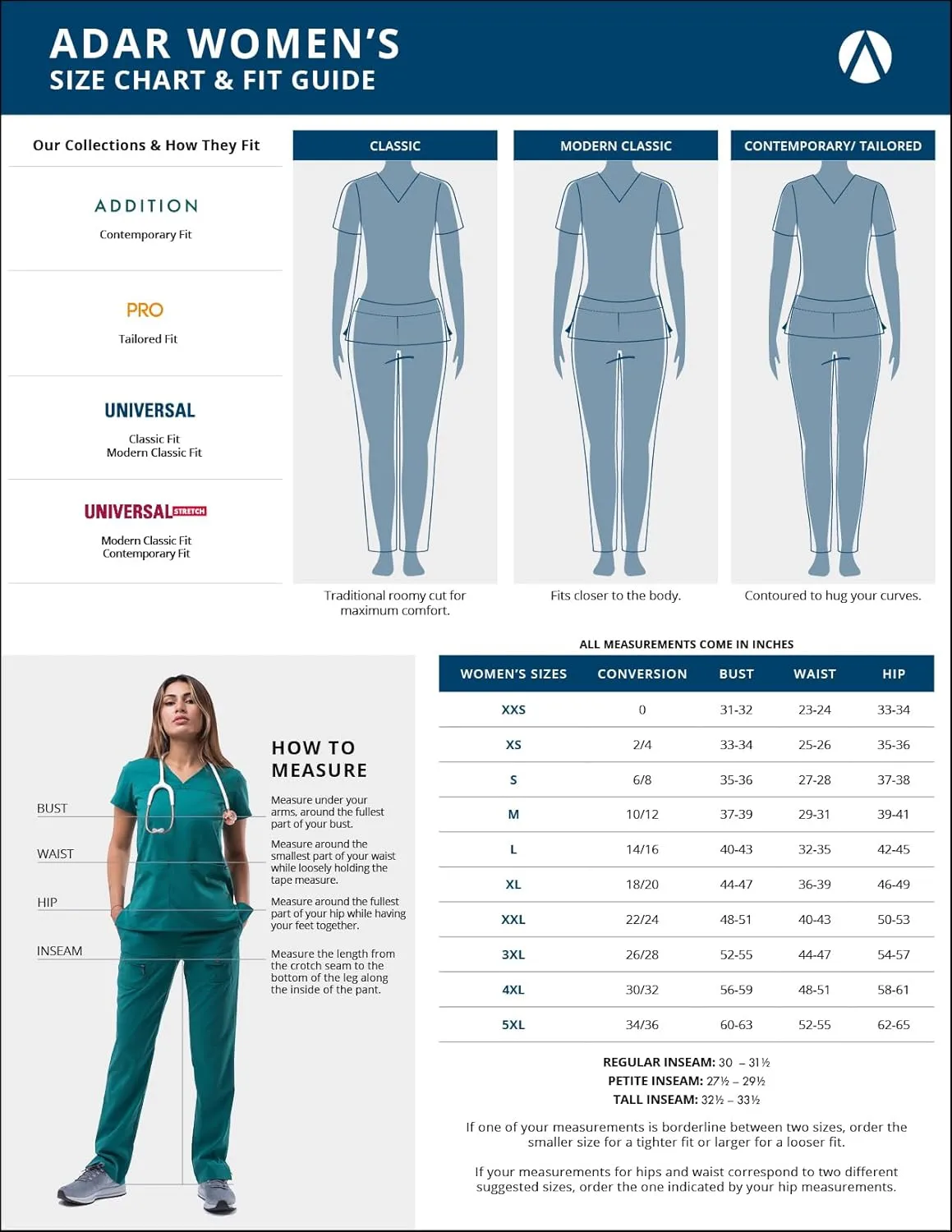 Adar Pro Scrubs for Women - Ultimate Yoga Jogger Scrub Pants