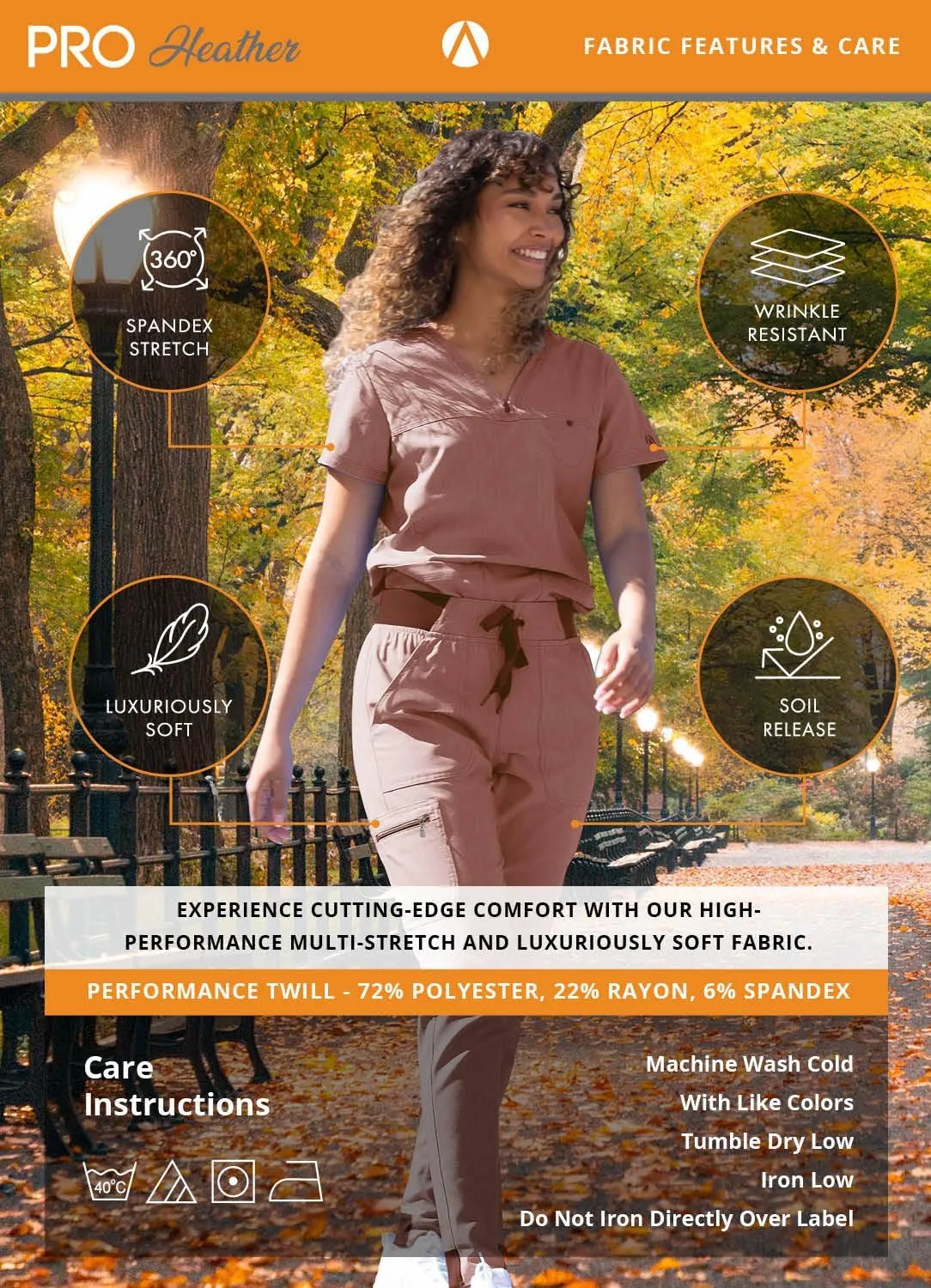 Adar Pro Scrubs for Women - Ultimate Yoga Jogger Scrub Pants