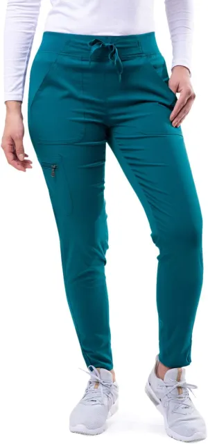 Adar Pro Scrubs for Women - Ultimate Yoga Jogger Scrub Pants