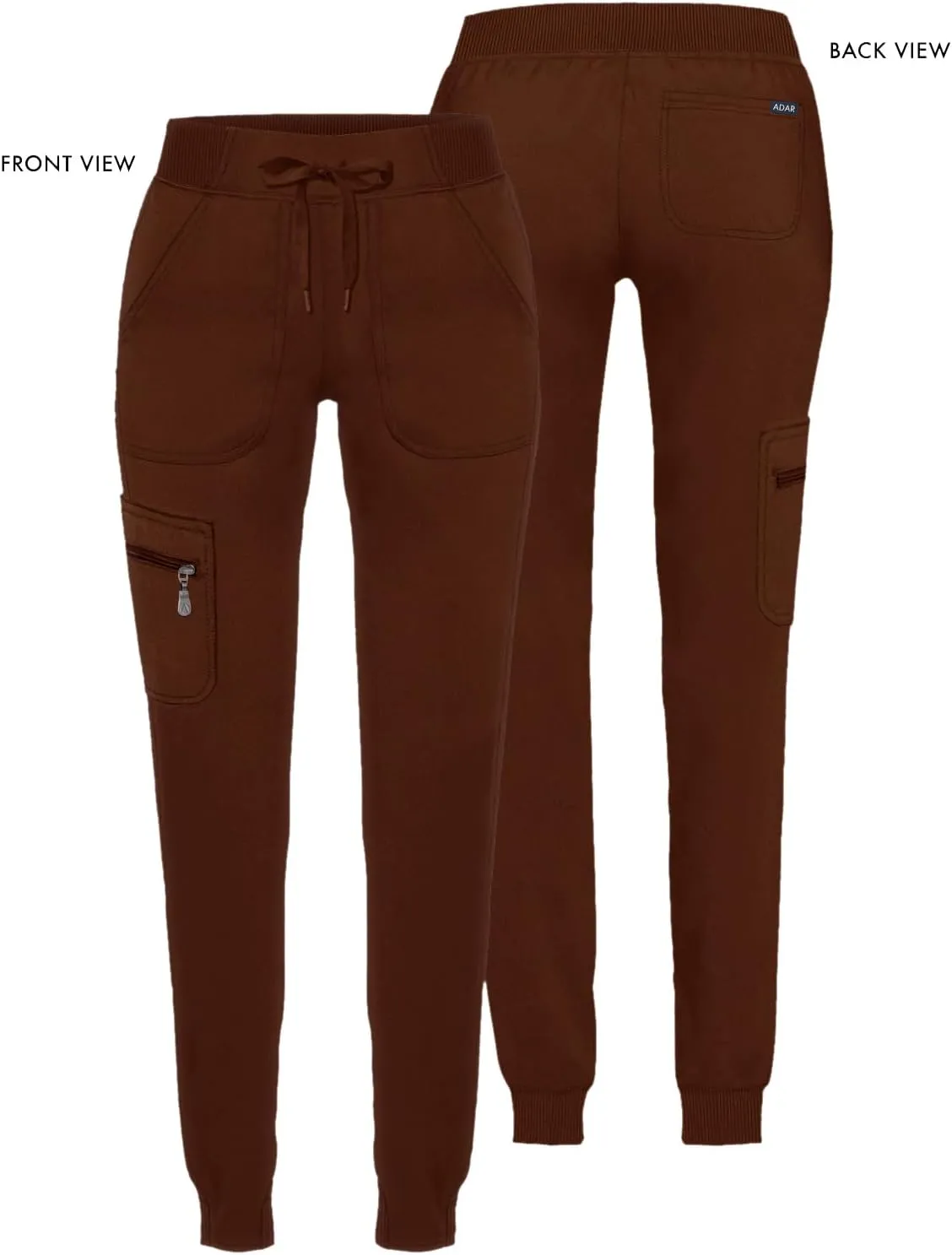 Adar Pro Scrubs for Women - Ultimate Yoga Jogger Scrub Pants