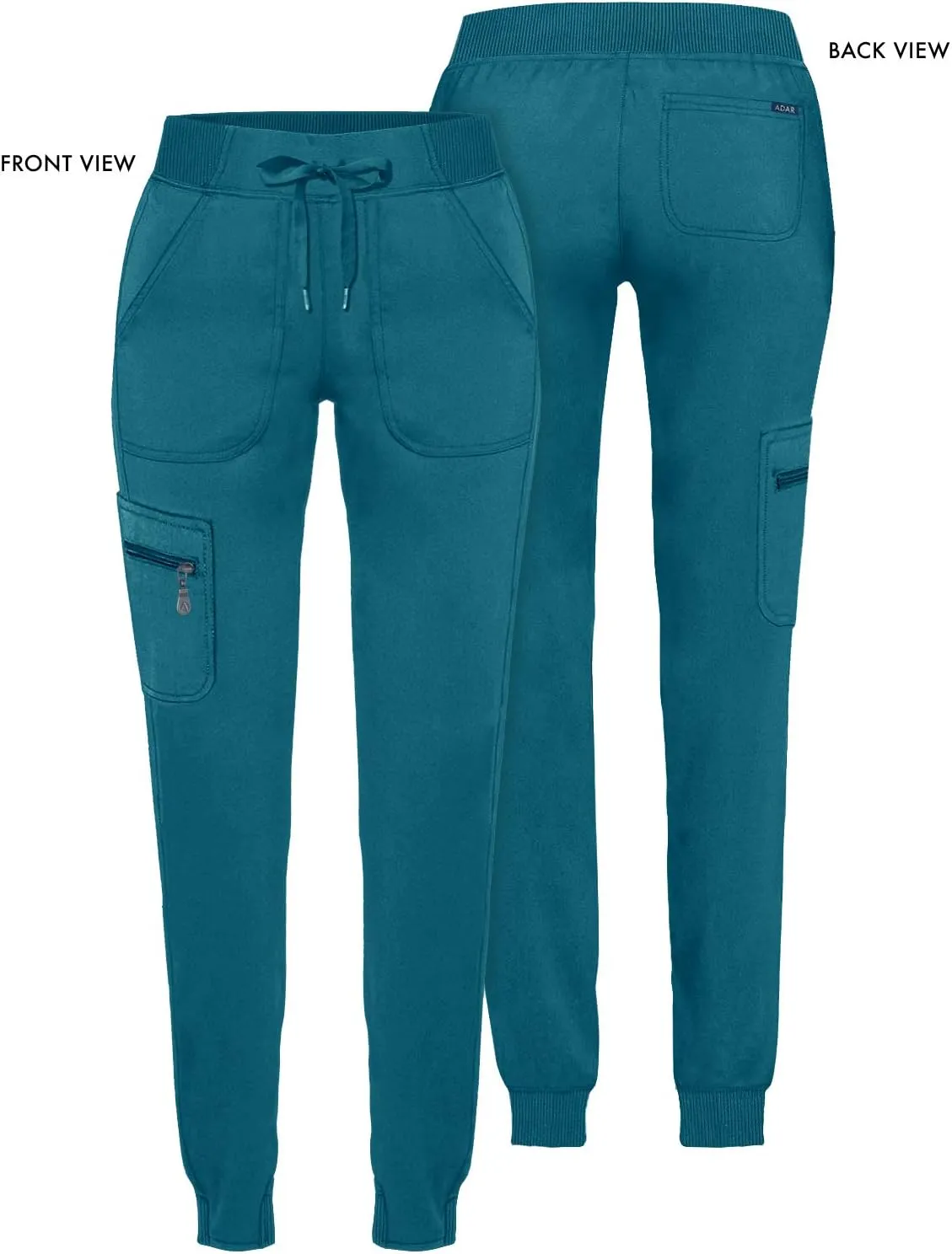 Adar Pro Scrubs for Women - Ultimate Yoga Jogger Scrub Pants