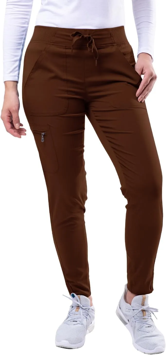 Adar Pro Scrubs for Women - Ultimate Yoga Jogger Scrub Pants