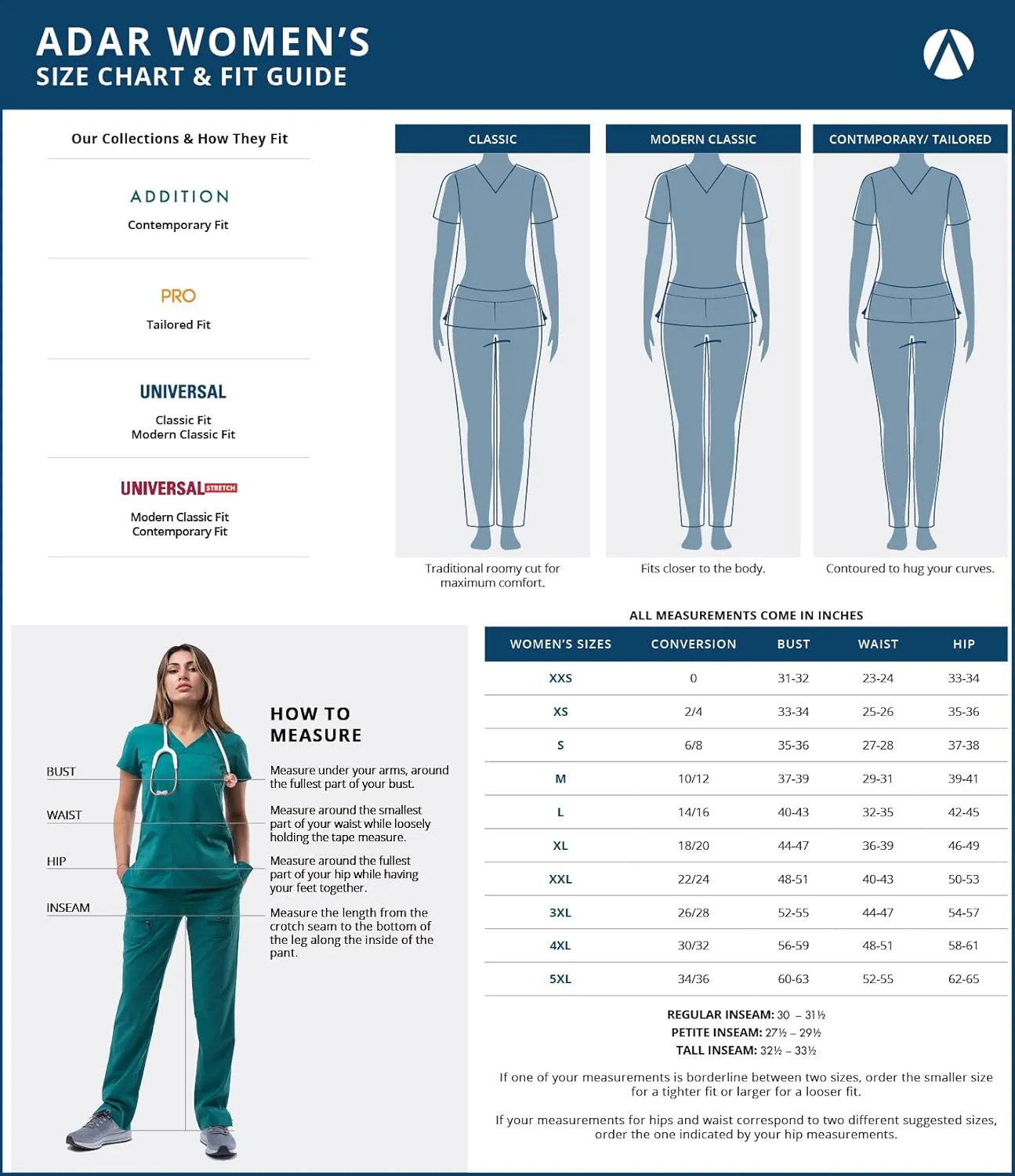 Adar Pro Scrubs for Women - Ultimate Yoga Jogger Scrub Pants