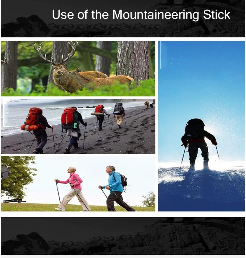 Bton de Marche Pliable Trekking - Fitnessterapy