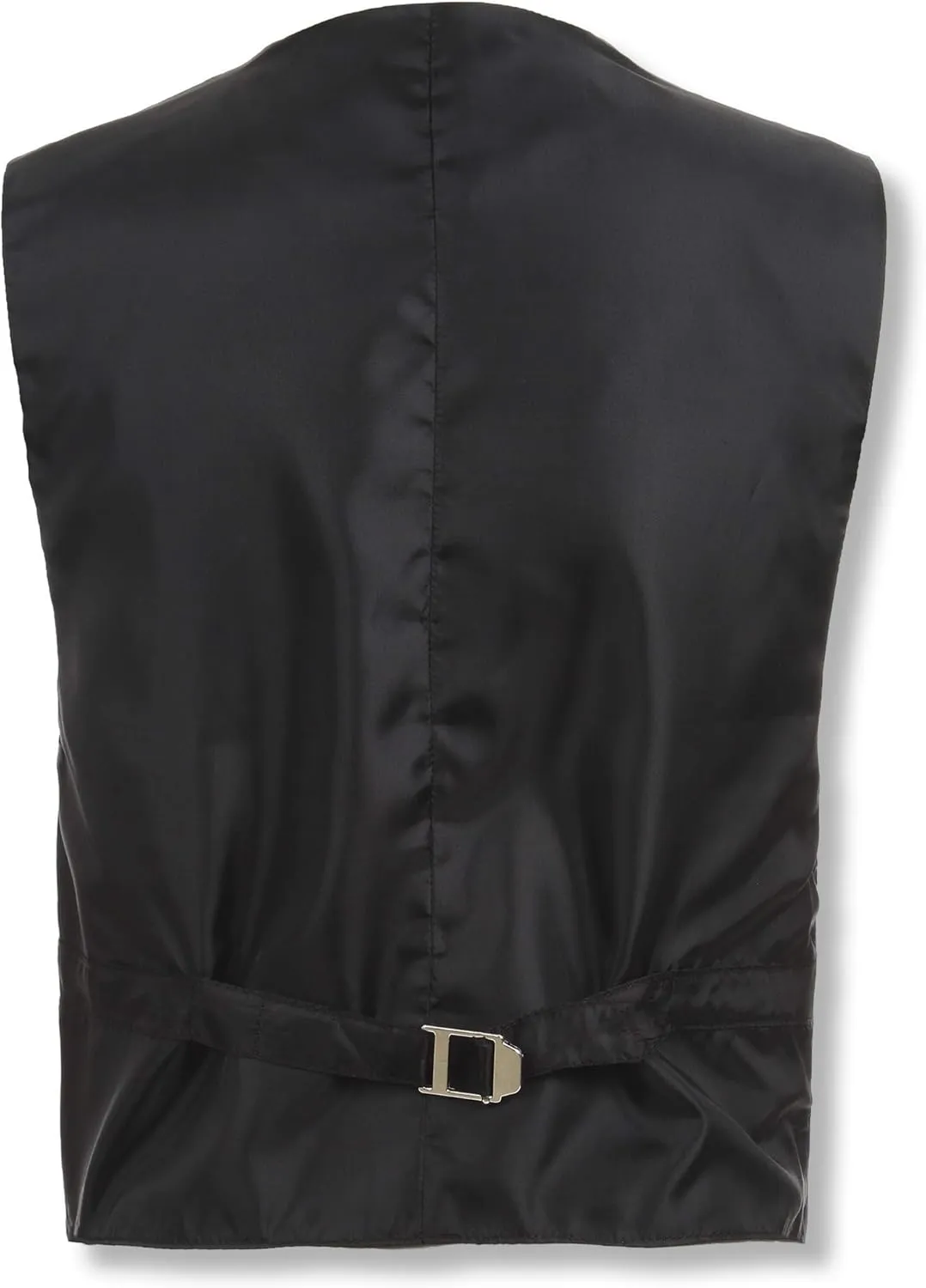 Calvin Klein Boys' Formal Suit Vest, Tailored Fit & Adjustable Back Strap, 4-button Single Breasted Closure & 2 Slit Pockets