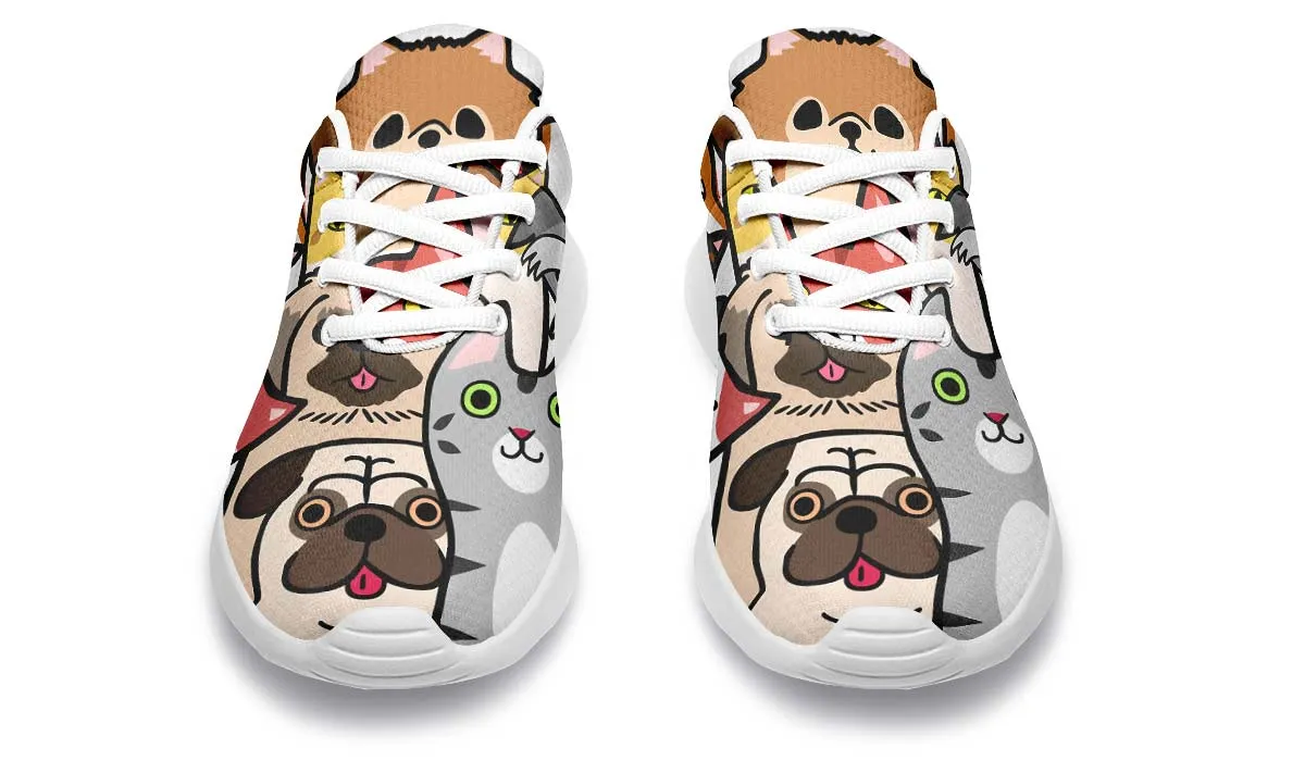 Cats And Dogs Veterinarian Sneakers
