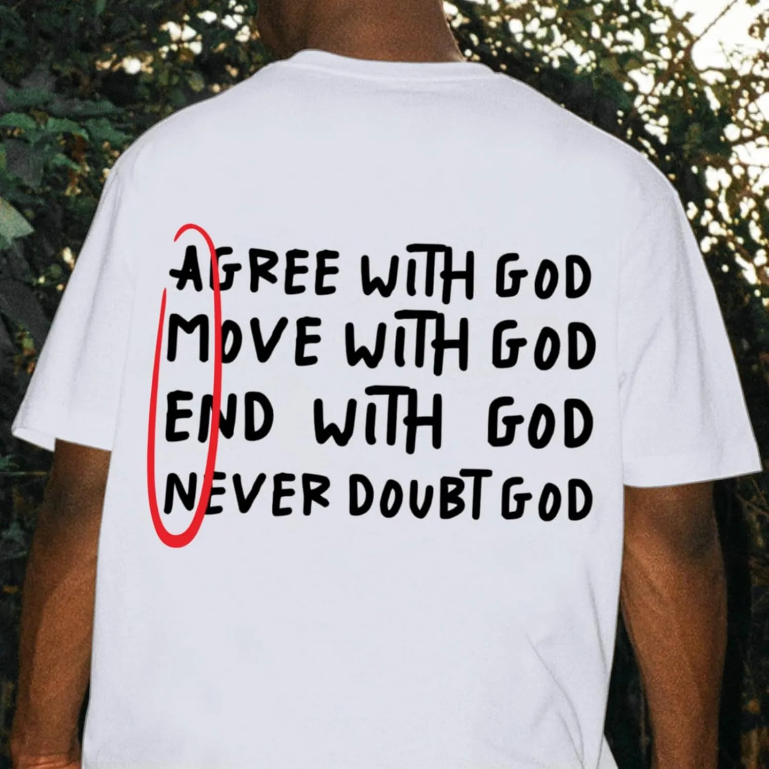 Christian Shirts for Men Inspirational God Shirt Religious Faith Tshirt Oversized Jesus Bible Verse Graphic Tee Top