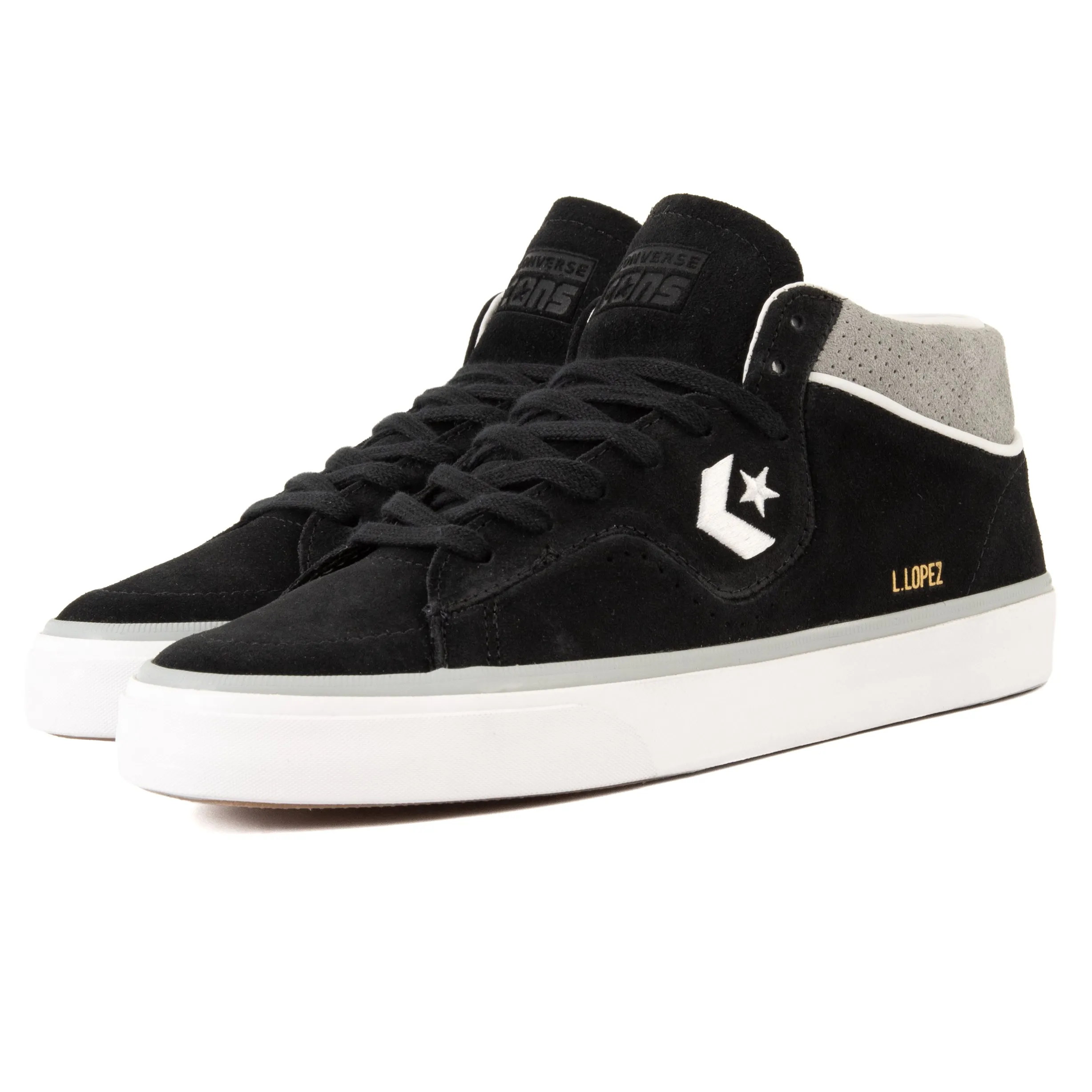Cons - Louie Lopez Pro Mid (Black/Ash Stone/White)*SALE