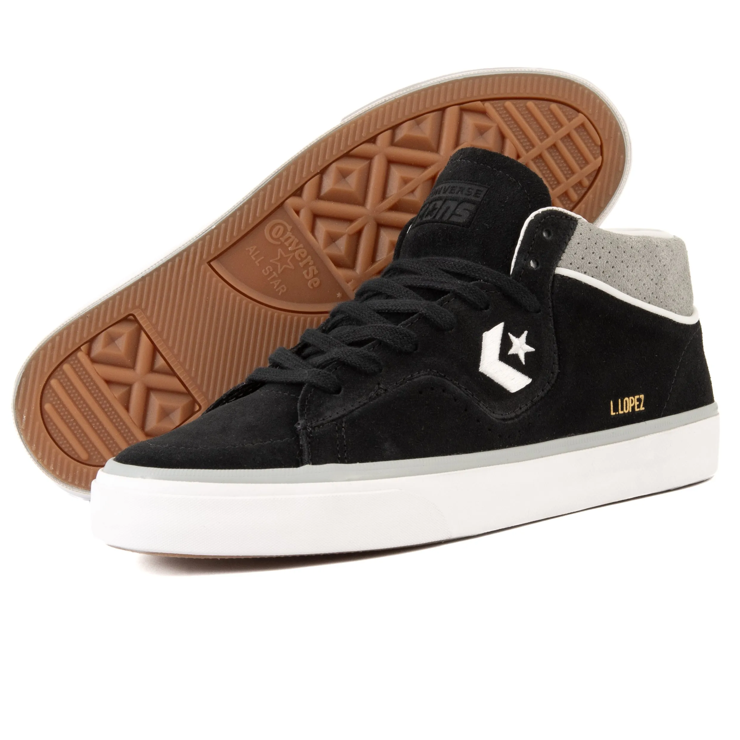 Cons - Louie Lopez Pro Mid (Black/Ash Stone/White)*SALE