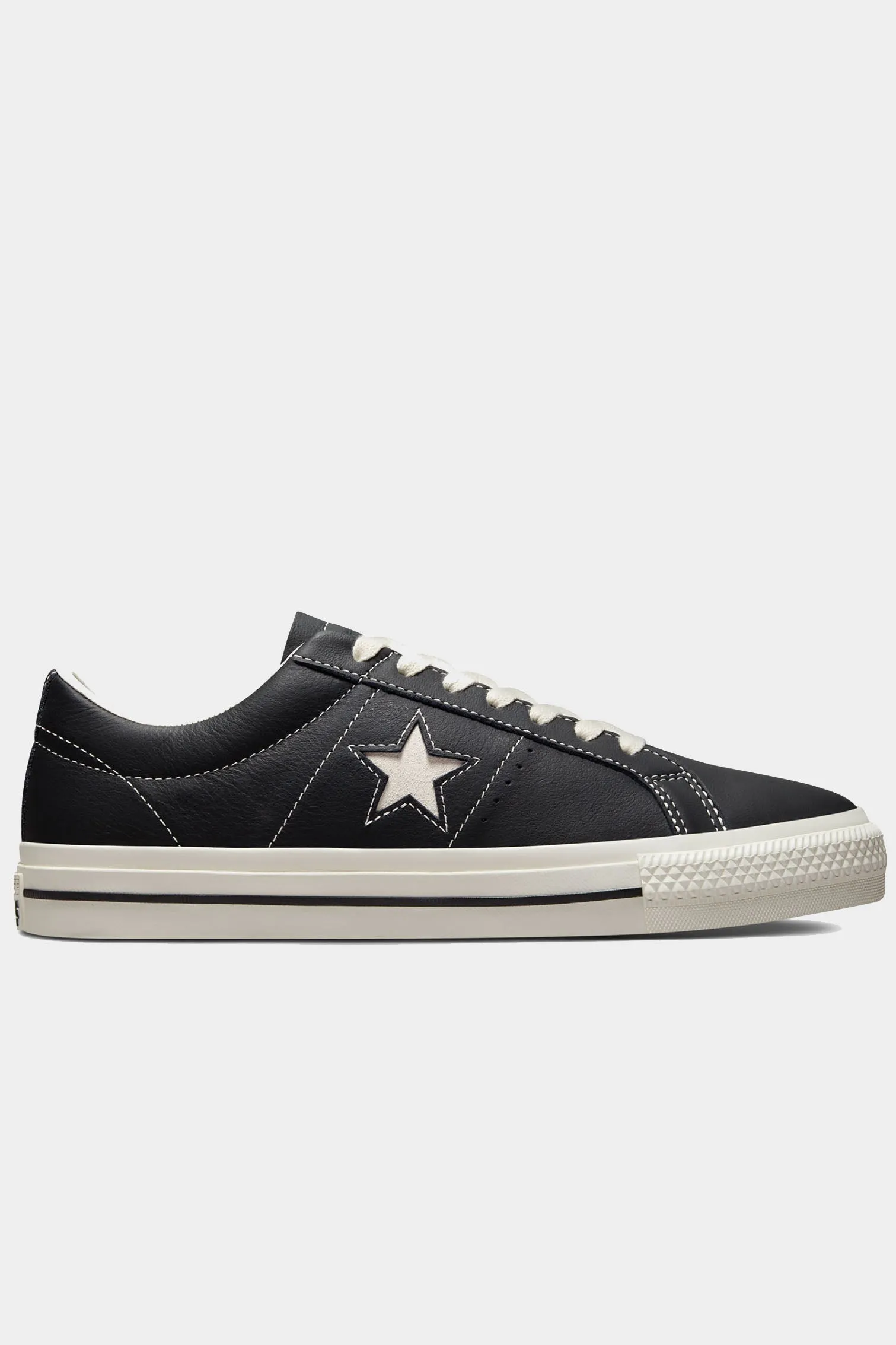 CONVERSE CONS ONE STAR PRO LEATHER LOW - BLACK