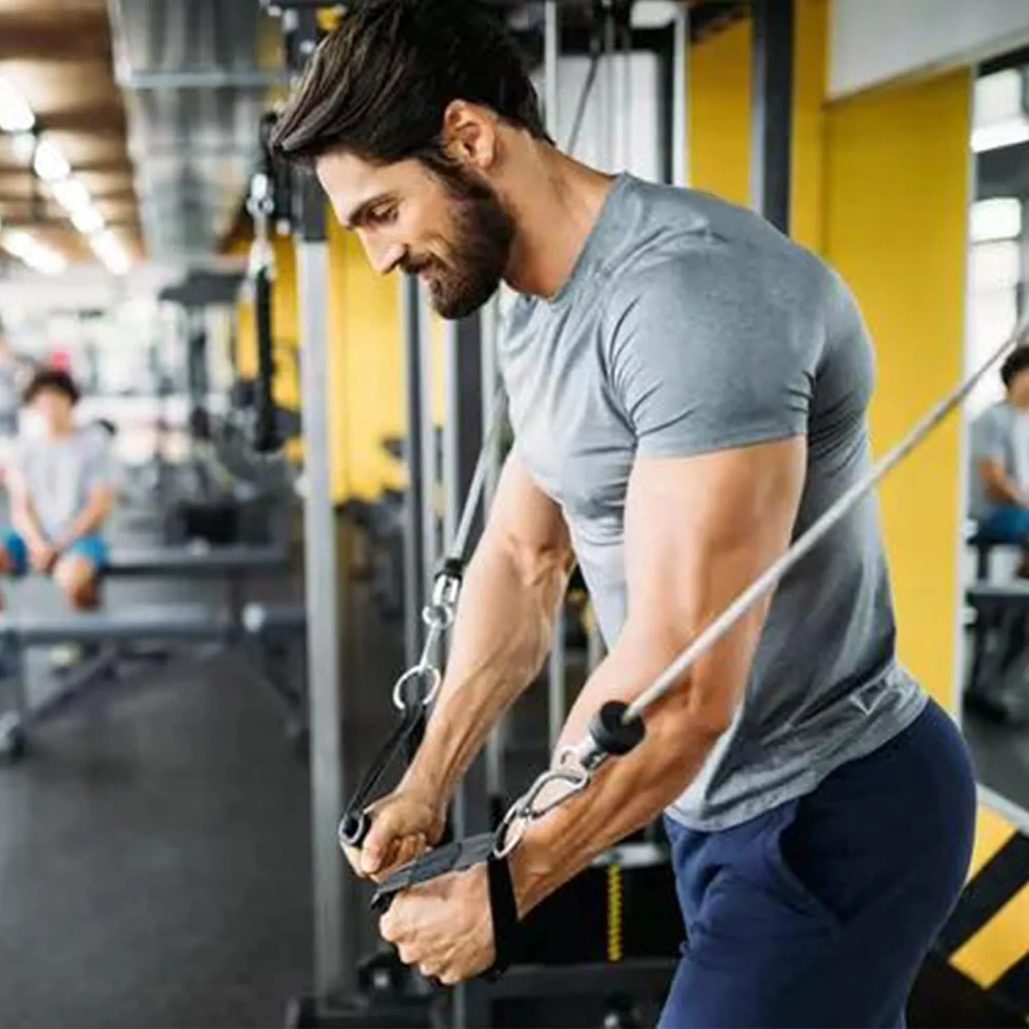 COOFANDY Men's 3 Pack Workout T Shirts Short Sleeve Gym Bodybuilding Muscle Shirt Base Layer Fitness Tee Tops
