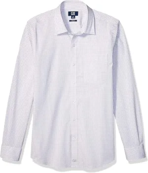 Cutter & Buck Men's Long Sleeve Anchor Gingham Tailored Fit Button Up Shirt