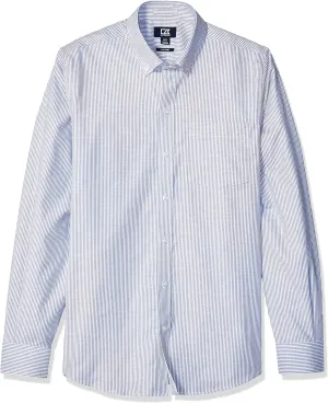 Cutter & Buck Men's Wrinkle Resistant Tailored Fit Long Sleeve Button Down Shirt