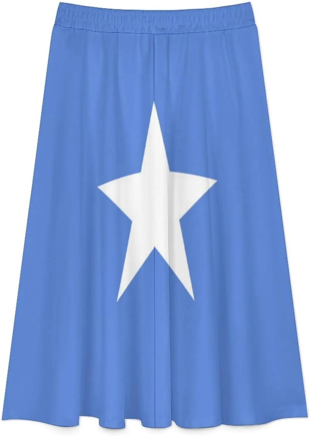 Fattyeery Skirts for Womens Sri Lanka Flag Summer Pleated High Waisted Long Skirt Casual Skirt for Beach Party Holiday Dress
