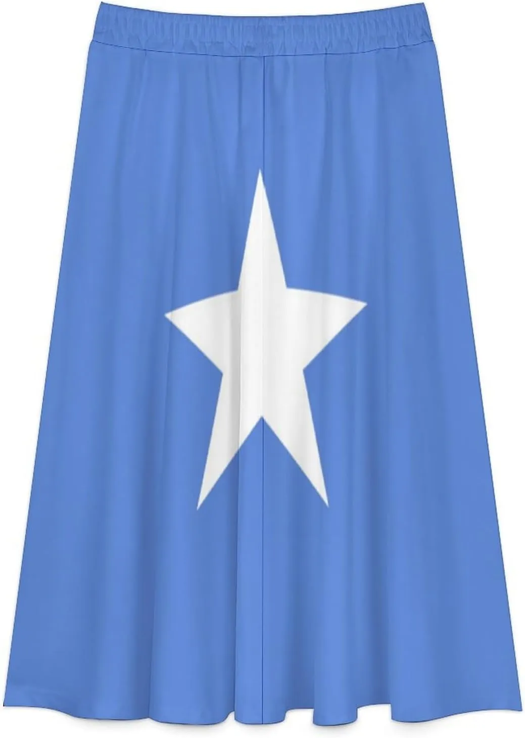 Fattyeery Skirts for Womens Sri Lanka Flag Summer Pleated High Waisted Long Skirt Casual Skirt for Beach Party Holiday Dress