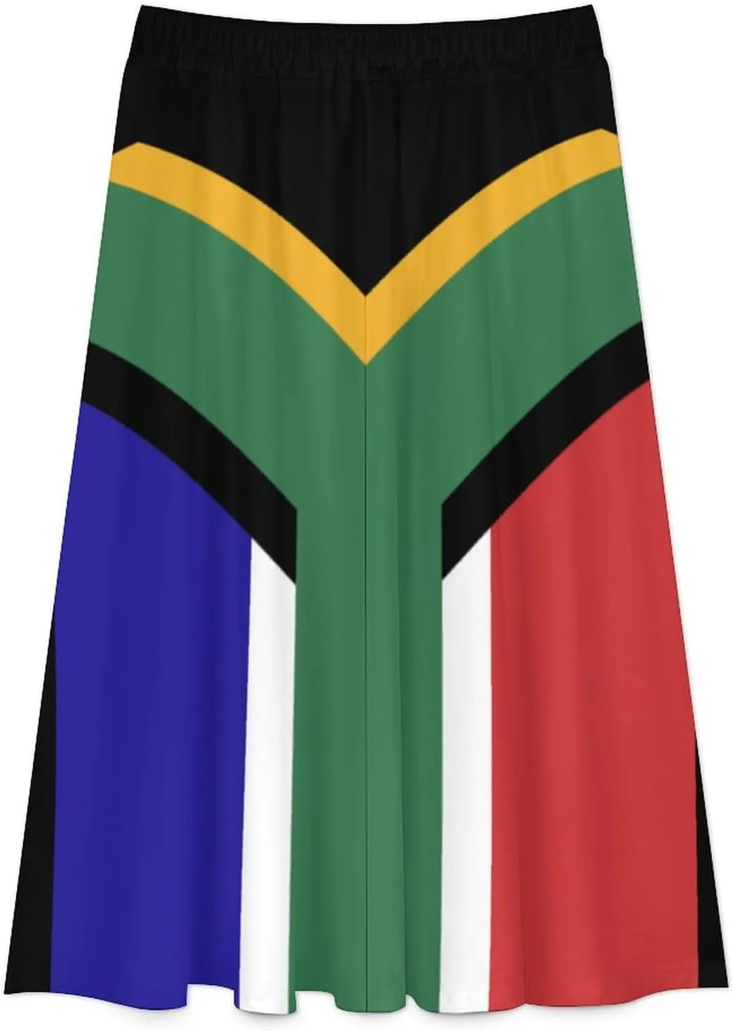 Fattyeery Skirts for Womens Sri Lanka Flag Summer Pleated High Waisted Long Skirt Casual Skirt for Beach Party Holiday Dress