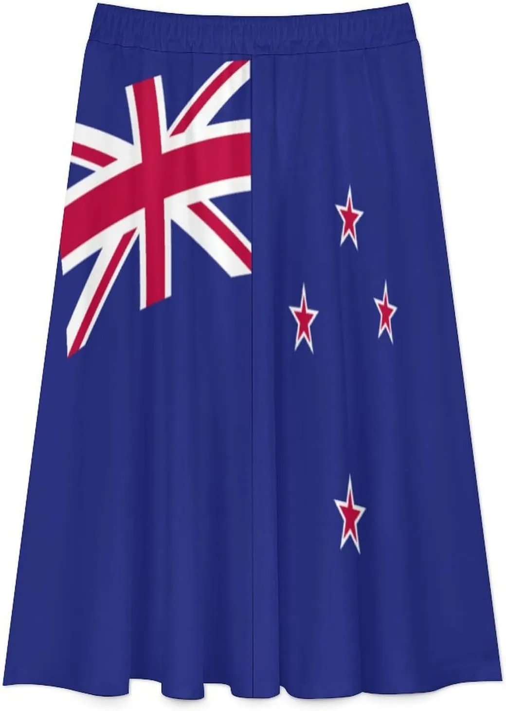 Fattyeery Womens Skirts Nicaragua Flag Prints High Waist Midi Skirt Athletic for Summer Dress Skorts Casual Knee Length Skirt