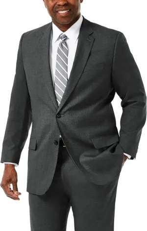 Haggar Men's JMH Premium Stretch Tailored Fit Suit Separate Pants and Jackets (Big & Tall Sizes)