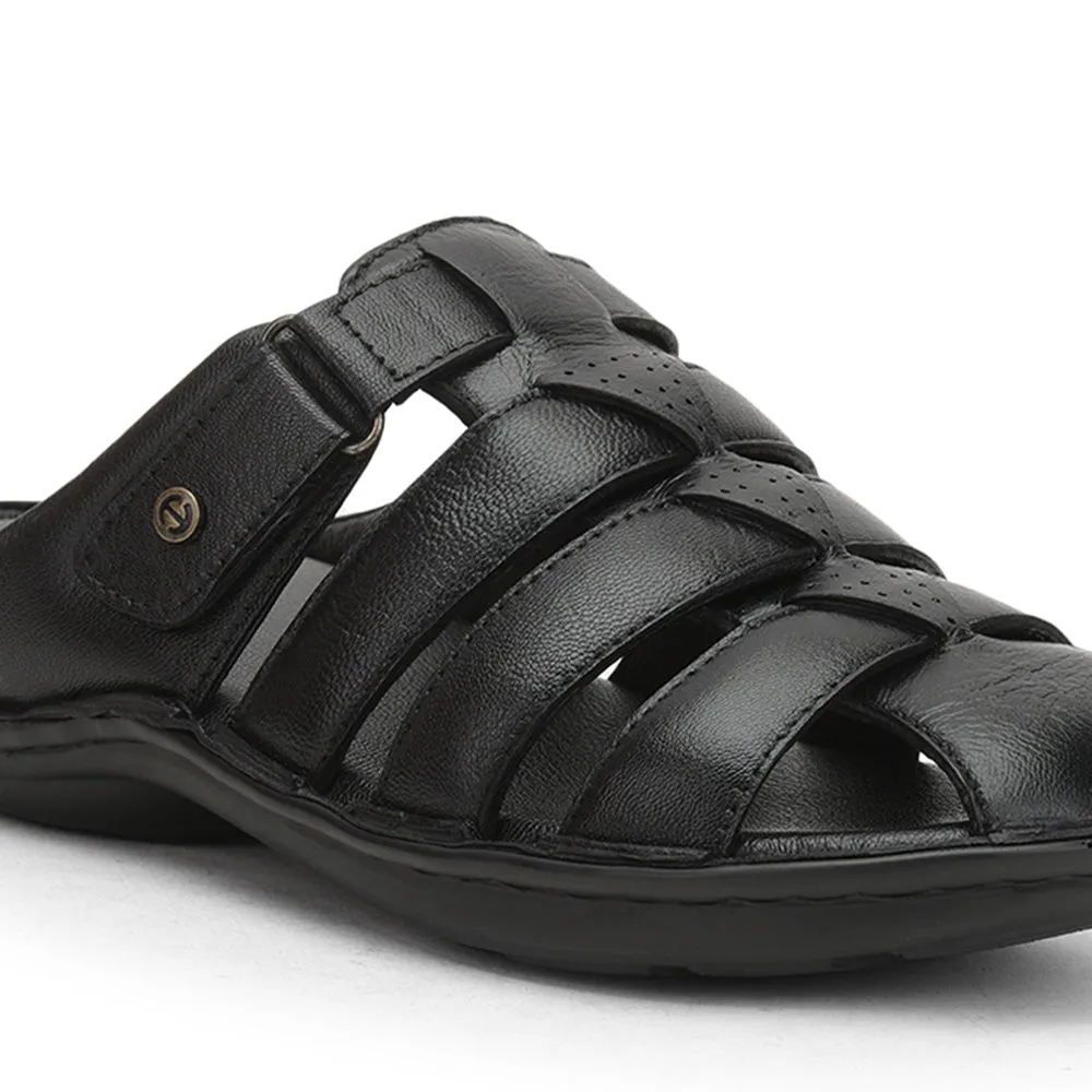 Healers Formal Sandal For Men (Black) ER-54 By Liberty