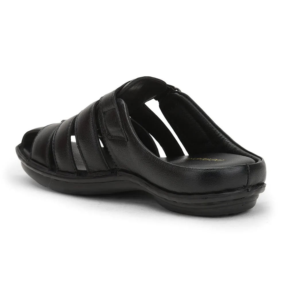 Healers Formal Sandal For Men (Black) ER-54 By Liberty