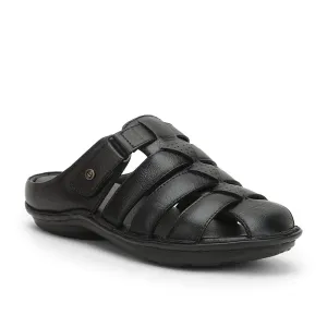 Healers Formal Sandal For Men (Black) ER-54 By Liberty
