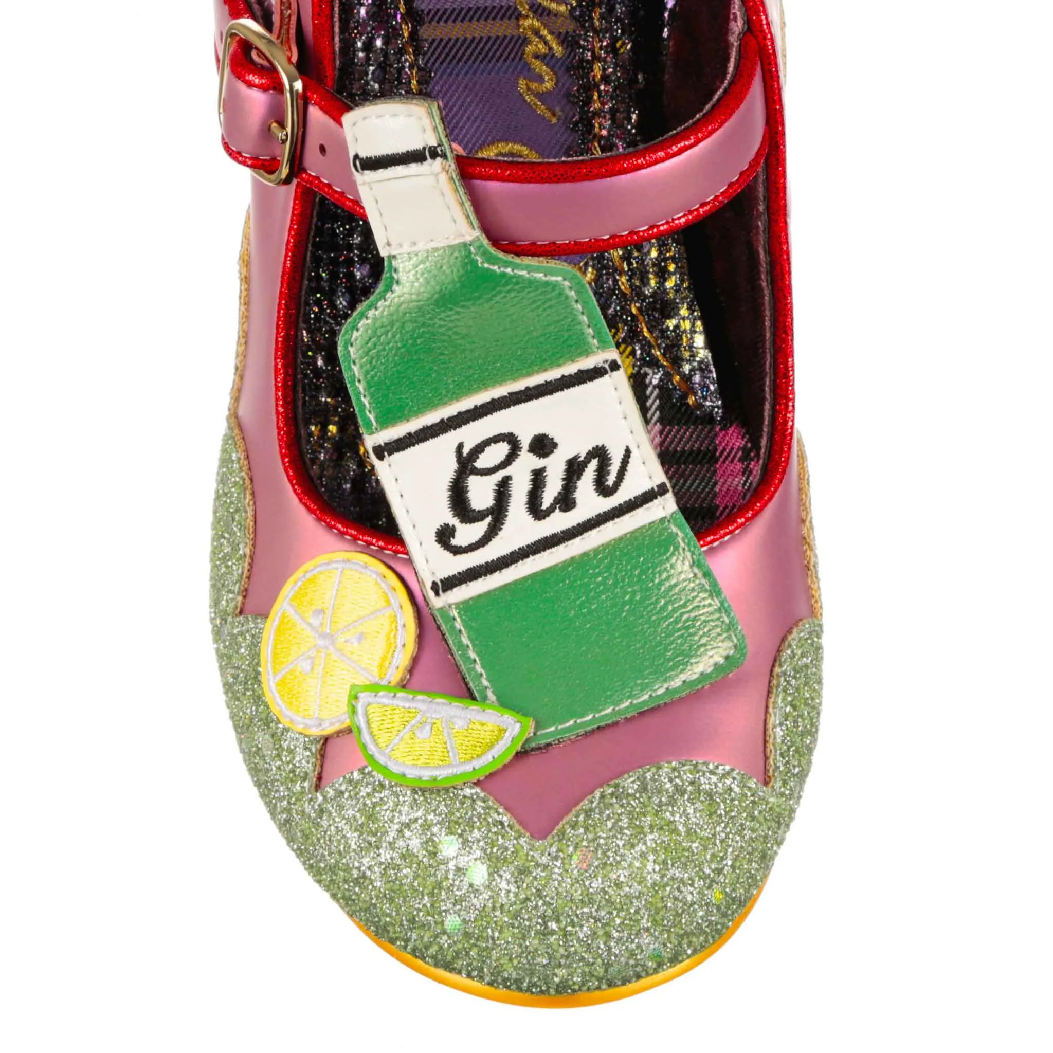 Irregular Choice Womens G to the T High Heel - Pink