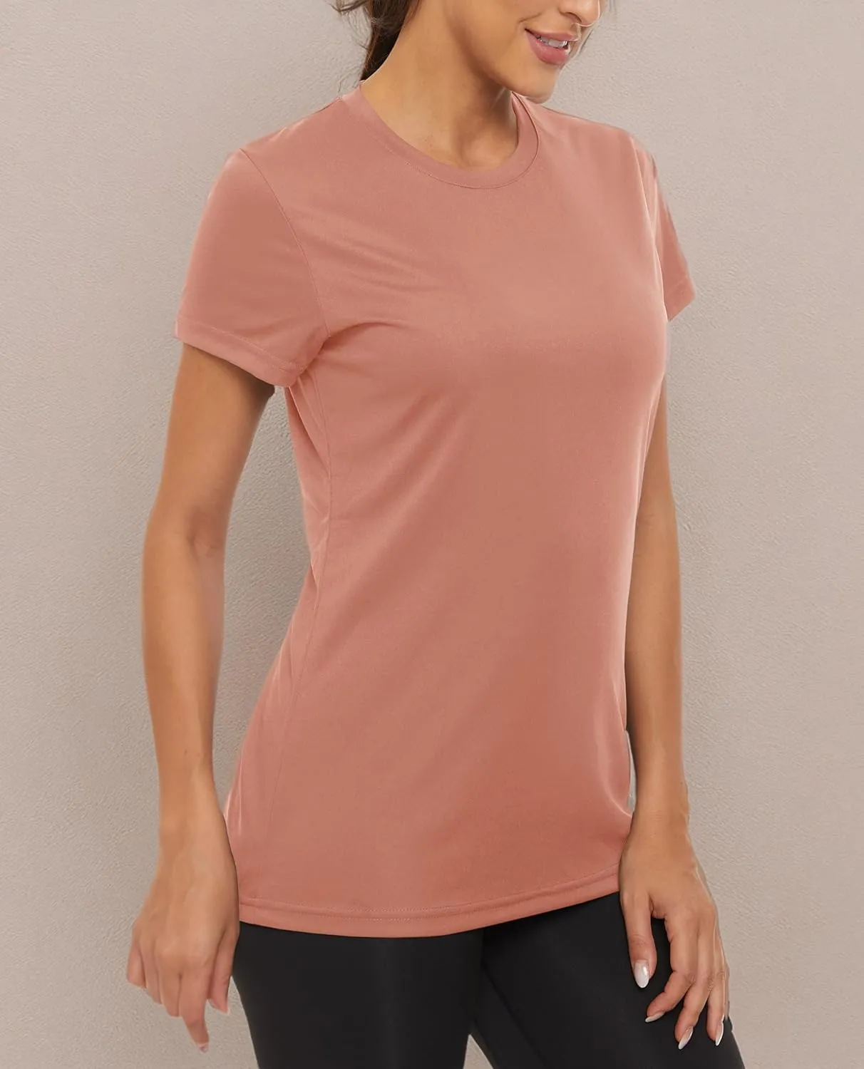 MAGCOMSEN Women's Short Sleeve T-Shirts UPF 50  Sun Protection Quick Dry Athletic Running Workout Rash Guard Tops