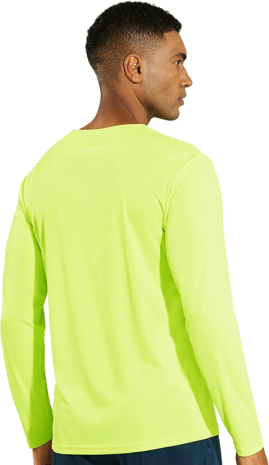 Mens Athletic Running Dry Fit T-Shirts Workout Gym Short Sleeve Crewneck UPF 50  UV Sun Protection Active Tee