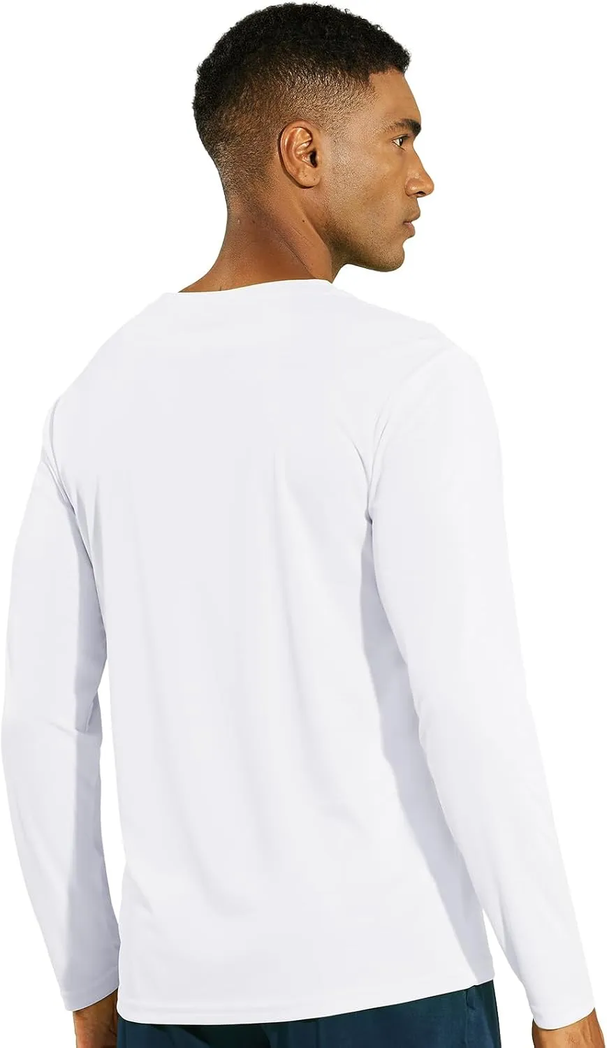Mens Athletic Running Dry Fit T-Shirts Workout Gym Short Sleeve Crewneck UPF 50  UV Sun Protection Active Tee
