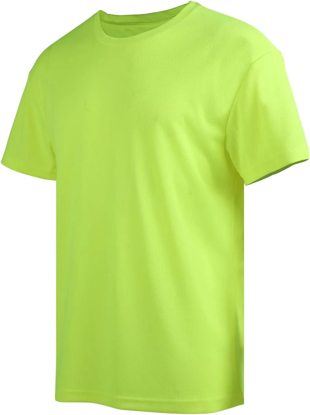 Mens Short Sleeve T-Shirts Casual Crew Neck Tee Shirt Summer Soft Running Swimming Cycling Fishing Tops