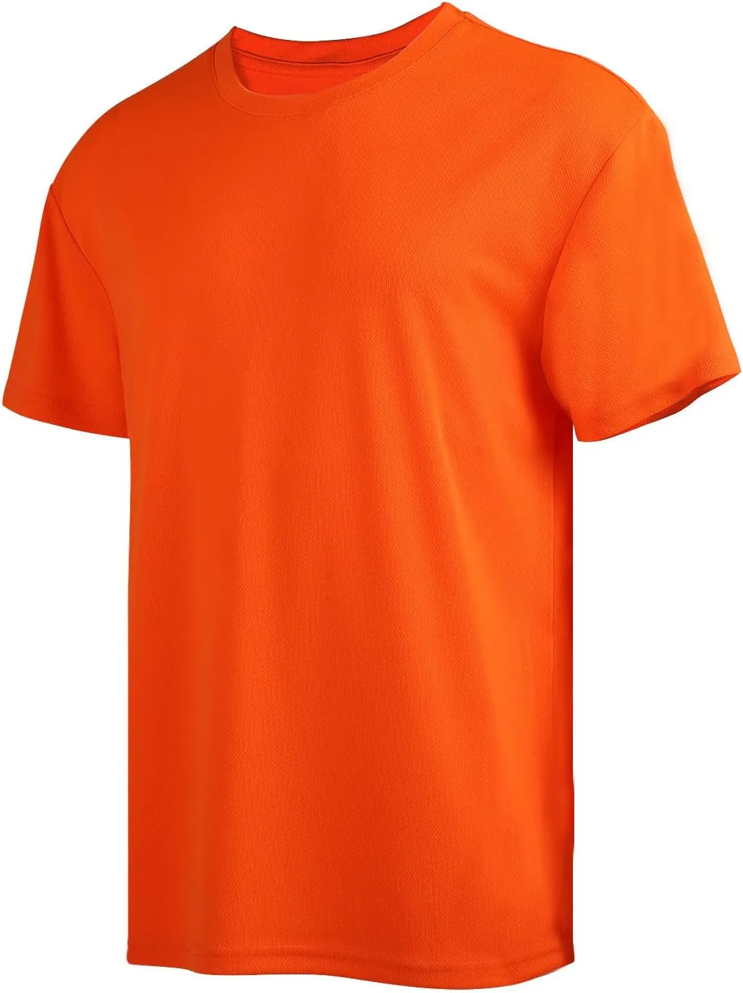 Mens Short Sleeve T-Shirts Casual Crew Neck Tee Shirt Summer Soft Running Swimming Cycling Fishing Tops