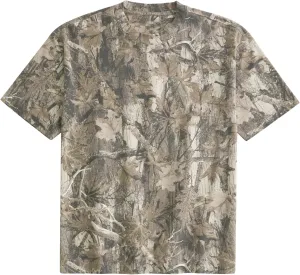 MISSACTIVER Women Camo T Shirts for Men Graphic Short Sleeve Oversized Tops Unisex Summer Maple Leaf Print Tshirts