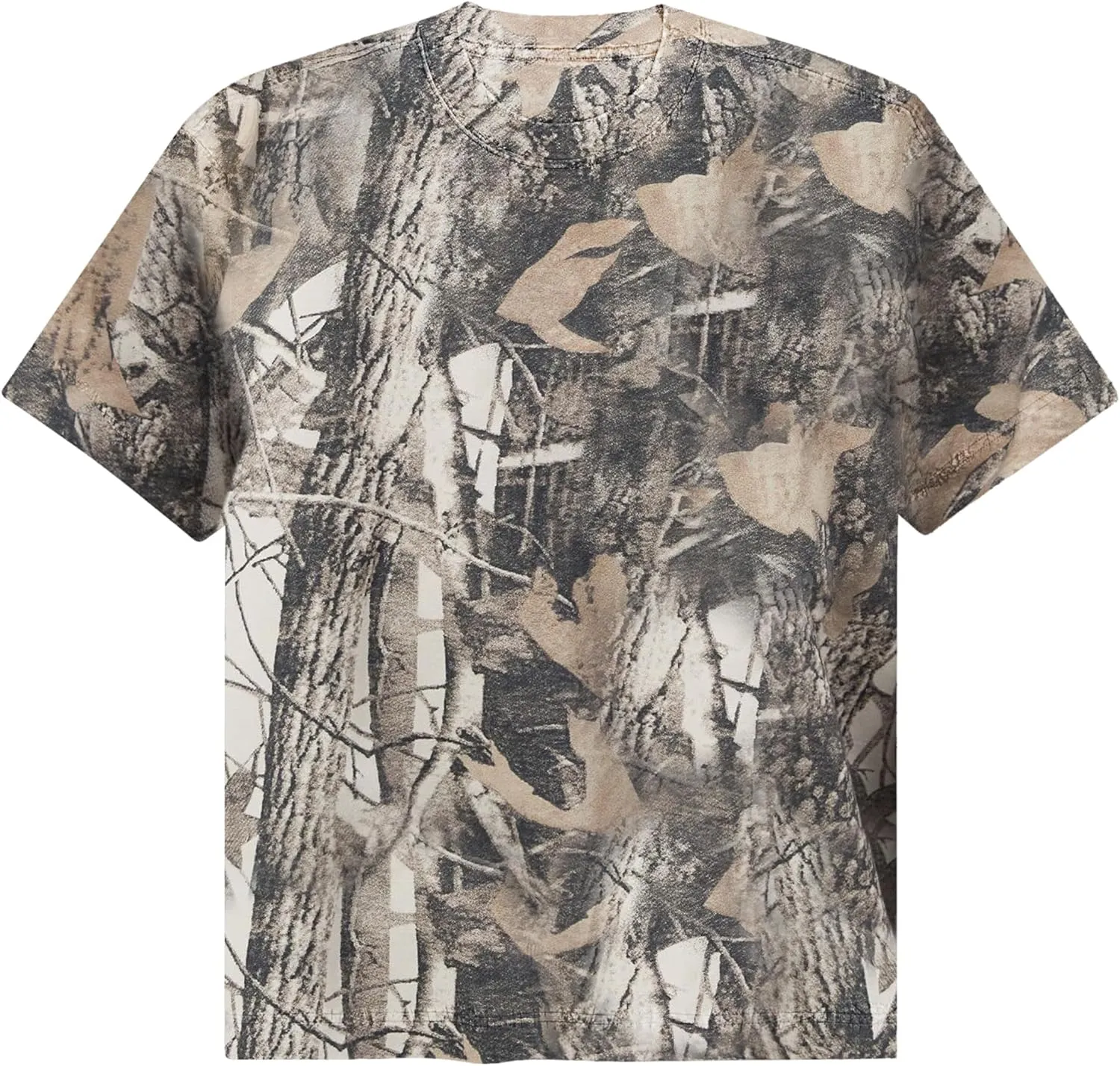 MISSACTIVER Women Camo T Shirts for Men Graphic Short Sleeve Oversized Tops Unisex Summer Maple Leaf Print Tshirts