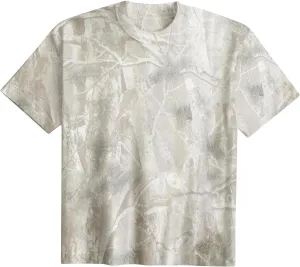 MISSACTIVER Women Camo T Shirts for Men Graphic Short Sleeve Oversized Tops Unisex Summer Maple Leaf Print Tshirts