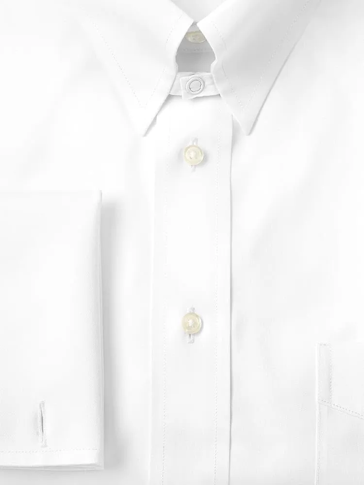 Paul Fredrick Men's Tailored Fit Cotton Non-Iron Pinpoint Cotton Dress Shirt