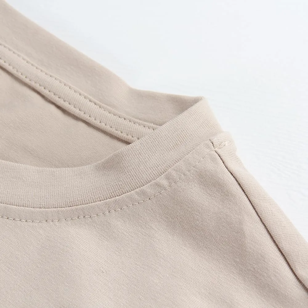 PRIMODA Womens Oversized Short Sleeve T Shirts Trendy Crew Neck Loose Workout Tee Casual Summer Tops Cotton