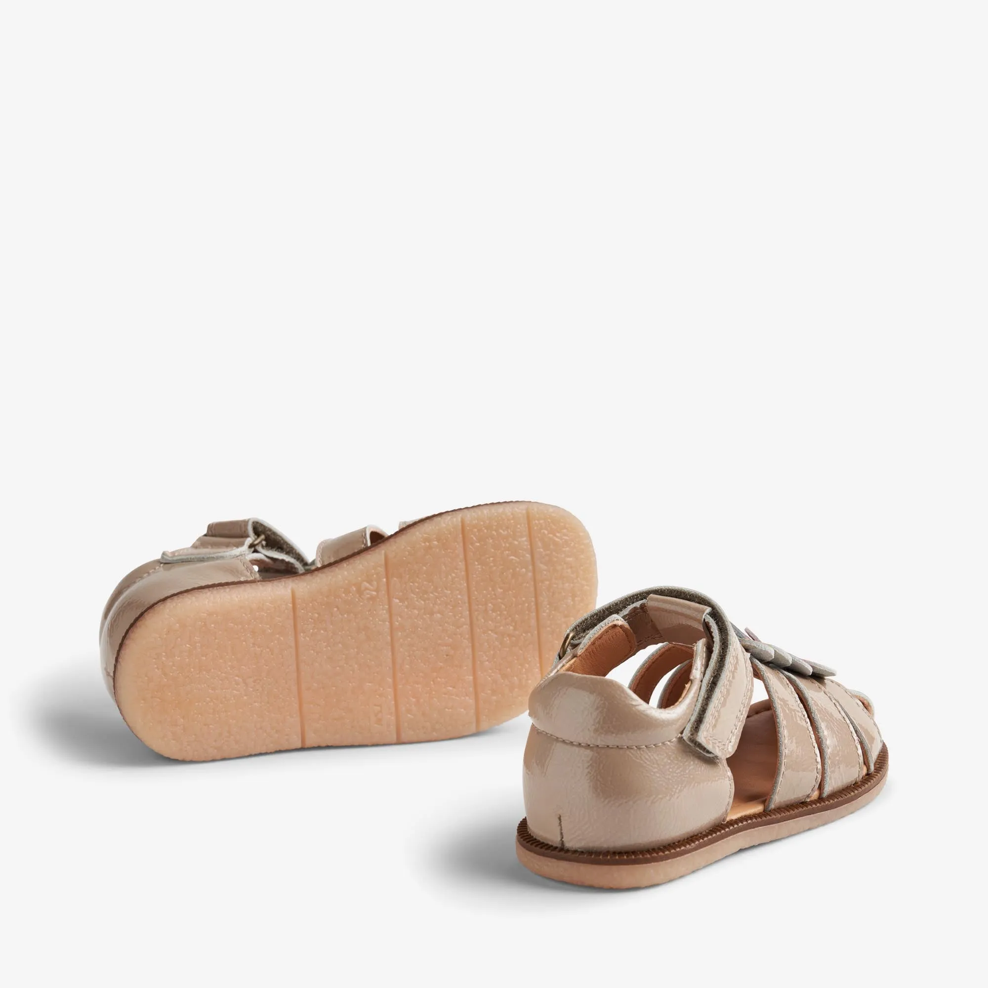 Sandal Closed Toe Hana Patent - beige