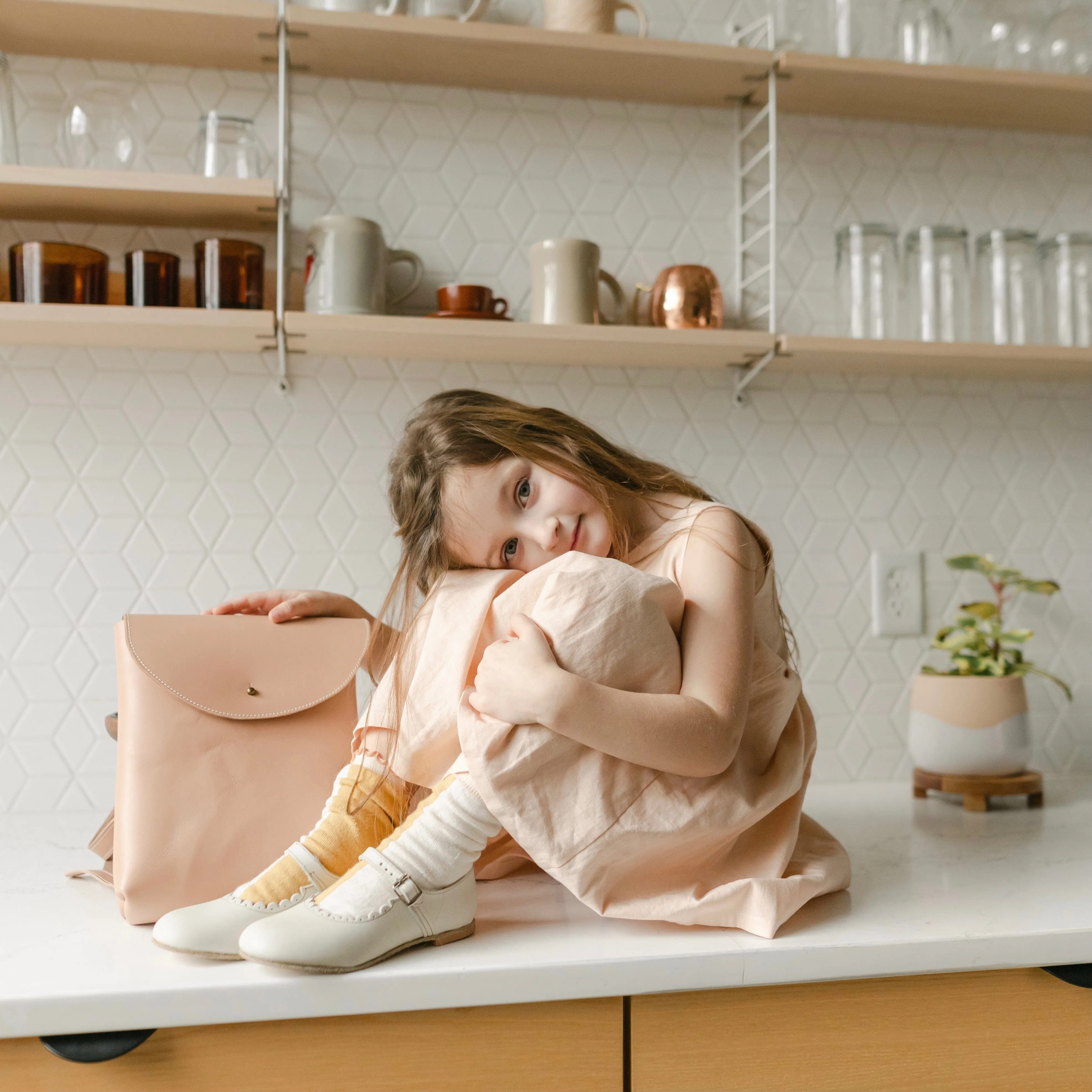 Scalloped Mary Jane | Pearl