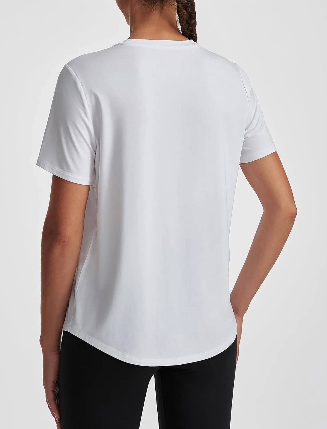 Short Sleeve Tops for Women Crew Neck T-Shirts Modal Tees Casual Loose Fit Trendy Lightweight Summer Outfits