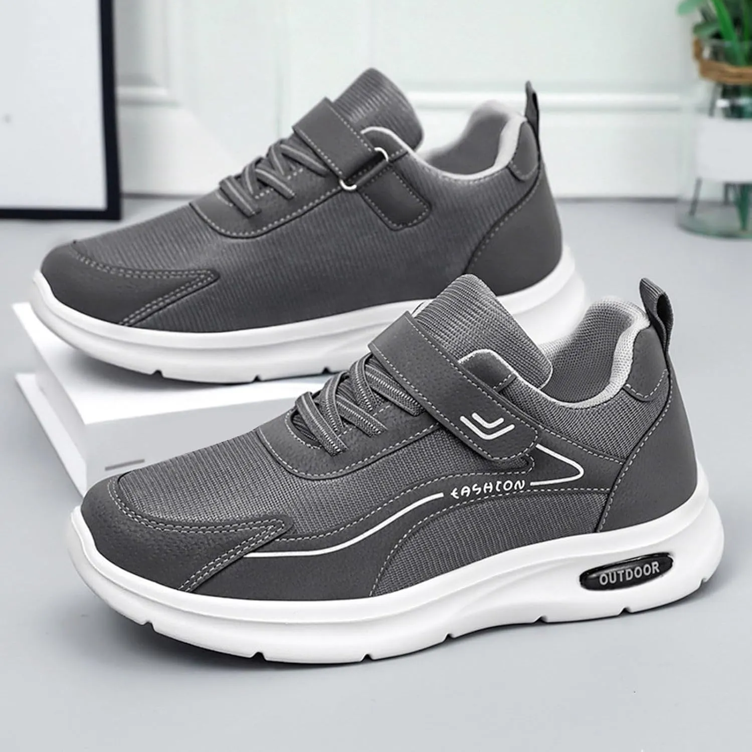 Slip on Walking Shoes Women Comfy Knitted Non Slip Running Shoes Wide Width Breathable Mesh Sports Workout Tennis Shoes Fashion Lace Up Sneakers