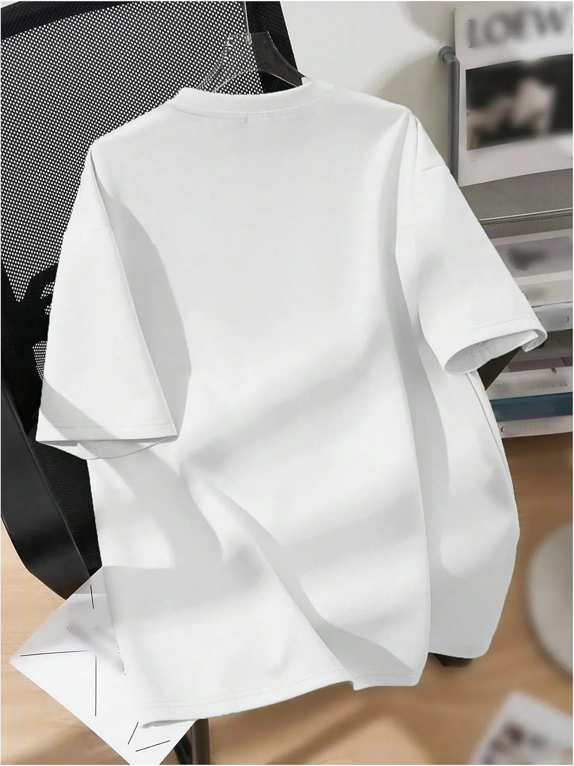 SOLY HUX Oversized T Shirts for Men Short Sleeve Y2K Baggy Tees Graphic Print Summer Shirt Tops