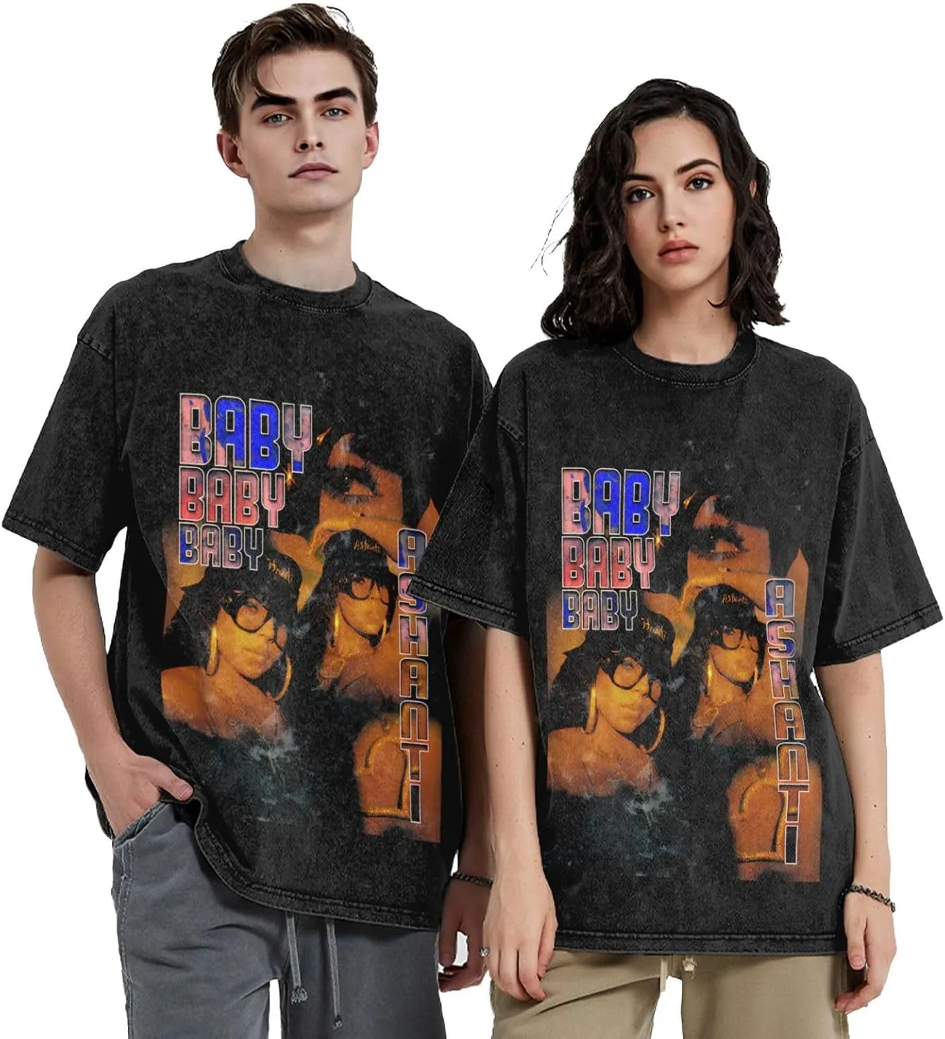 T Shirt Man's Wash Cotton Loose Crew Neck Short Sleeve Streetwear Basic Tops