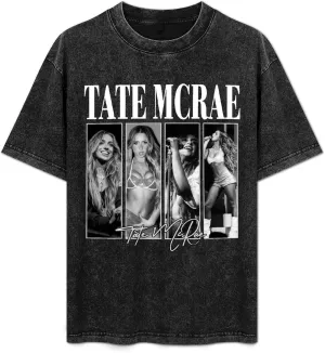 T Shirts Man Vintage Loose Fitting Top Stylish Graphic Short Sleeve Crew Neck Tee Retro T-Shirt