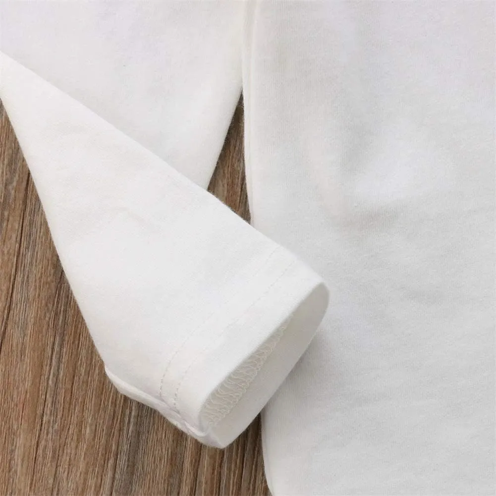 Toddler Baby Boy Girl Basic Solid Plain Organic Cotton T Shirts Tops Long Sleeve Tee Shirt Girls Clothes