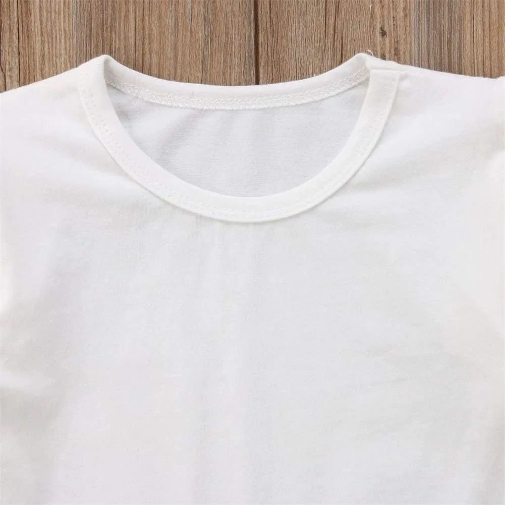 Toddler Baby Boy Girl Basic Solid Plain Organic Cotton T Shirts Tops Long Sleeve Tee Shirt Girls Clothes