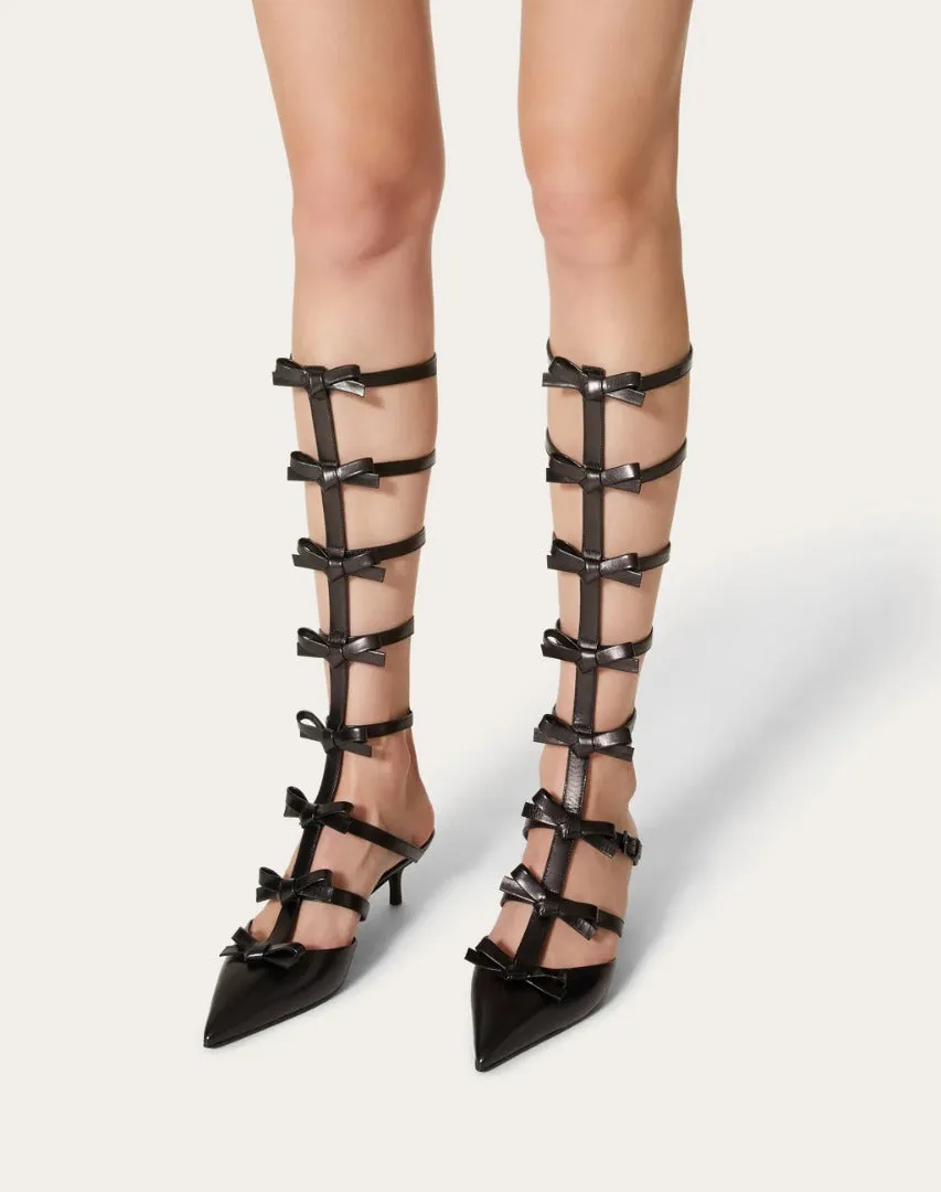 VALENTINO GARAVANI - French Bows Ankle Strap Sandals