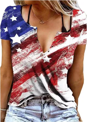 Vintage Rock Skeleton Eagle T Shirts for Women Casual Country Music Tshirts Funny Summer Rock Band Concert Shirt Top